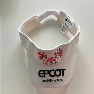 Disney Parks EPCOT Adjustable Visor. Unisex. Like New Condition.